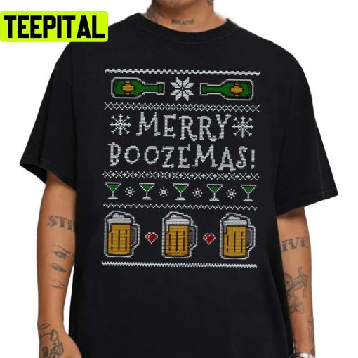 Merry Boozemas Christmas Unisex Sweatshirt