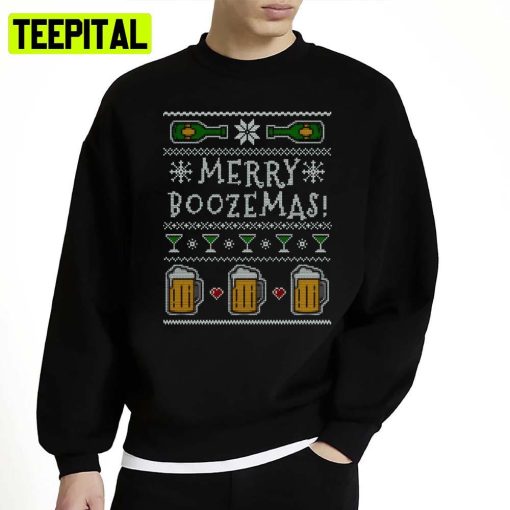 Merry Boozemas Christmas Unisex Sweatshirt