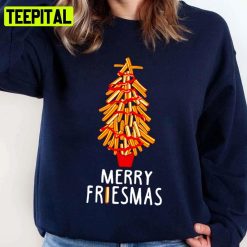 Merry Friesmas Fries Lover Gift Unisex Sweatshirt