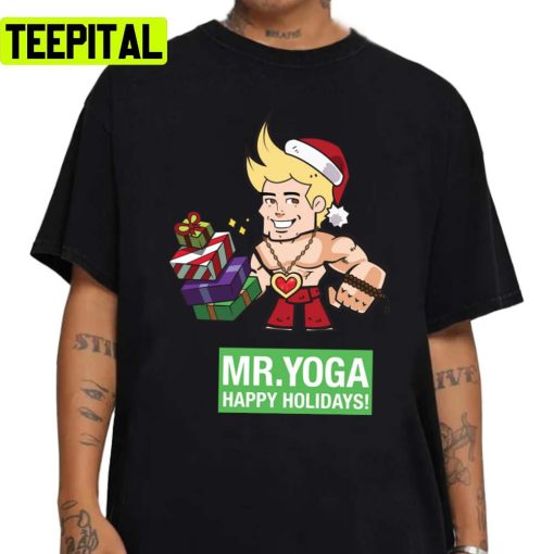 Mr Yoga Happy Holidays Unisex Sweatshirt