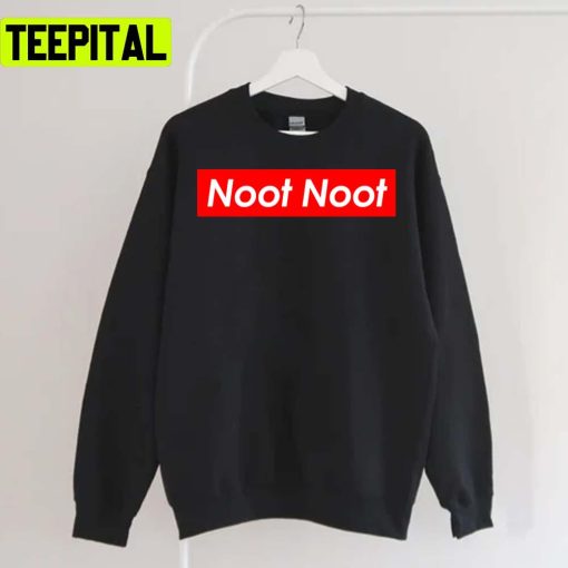 Noot Noot Pingu Red Logo Sweatshirt