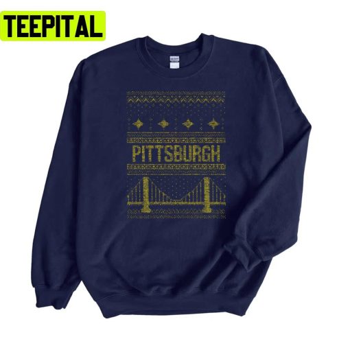 Pittsburgh Bridge Christmas Unisex Sweatshirt