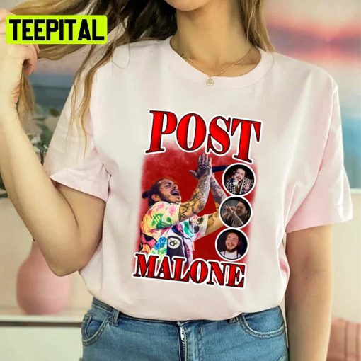 Post Malone Red Collage Unisex Sweatshirt