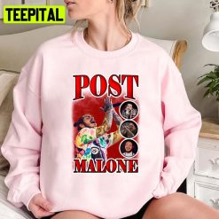 Post Malone Red Collage Unisex Sweatshirt