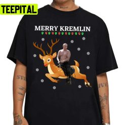 Putin Riding Reindeer Christmas Sweatshirt