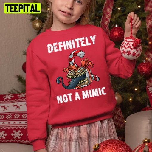 Roleplaying Mimic Creature Rpg Joke Xmas Holiday Sweatshirt