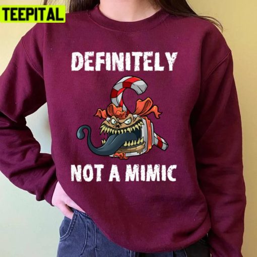 Roleplaying Mimic Creature Rpg Joke Xmas Holiday Sweatshirt