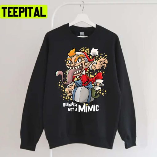 Roleplaying Mimic Rpg Joke Xmas Holiday Sweatshirt