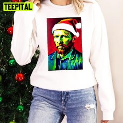 Santa Van Gogh Celebrity Christmas Unisex Sweatshirt