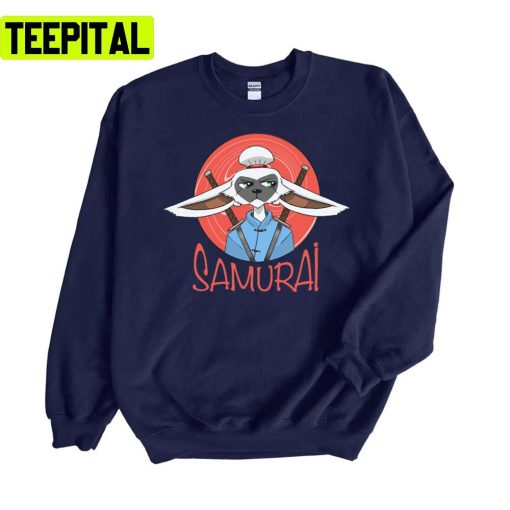 Serious Samurai Rabbit Unisex Sweatshirt