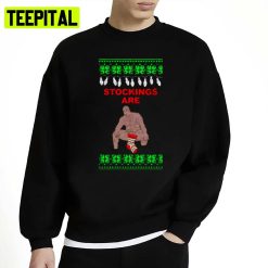 Stockings Are Hung Christmas Barry Wood Unisex Sweatshirt