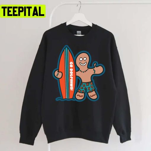 Surfs Up For The Miami Dolphins Sweatshirt