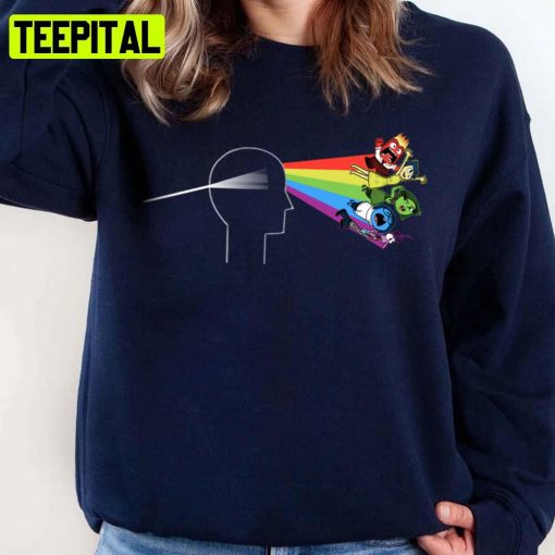 The Dark Side Of The Emotions Inside Out Pink Floyd Unisex Sweatshirt