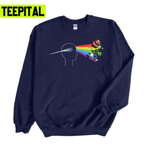 The Dark Side Of The Emotions Inside Out Pink Floyd Unisex Sweatshirt