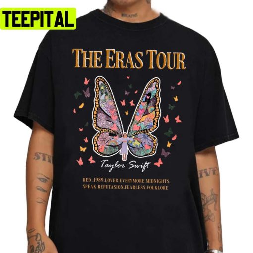 The Eras Tour 2023 For Fans Butterflies Unisex Sweatshirt