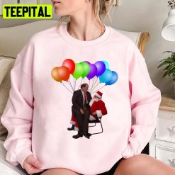 The Office Kevin 1000 Balloons Christmas Wish Unisex Sweatshirt