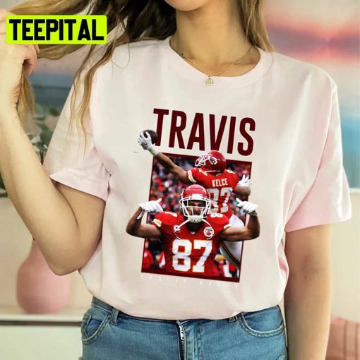 Travis Kelce Vintage Bootlag Unisex Sweatshirt