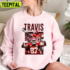 Travis Kelce Vintage Bootlag Unisex Sweatshirt