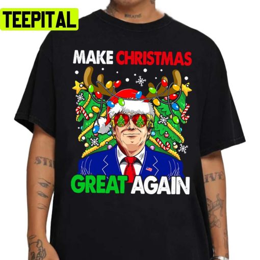 Trump Make Christmas Great Again Christmas Unisex Sweatshirt