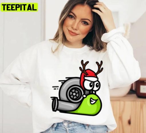 Turbo Snail Dasher Winter Holiday Sweatshirt