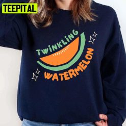 Twinkling Watermelon Art Unisex Sweatshirt