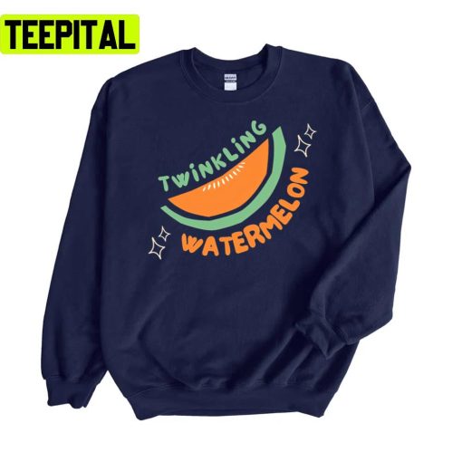 Twinkling Watermelon Art Unisex Sweatshirt