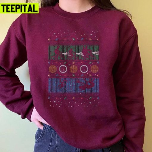 Upside Down Christmas Stranger Things Unisex Sweatshirt