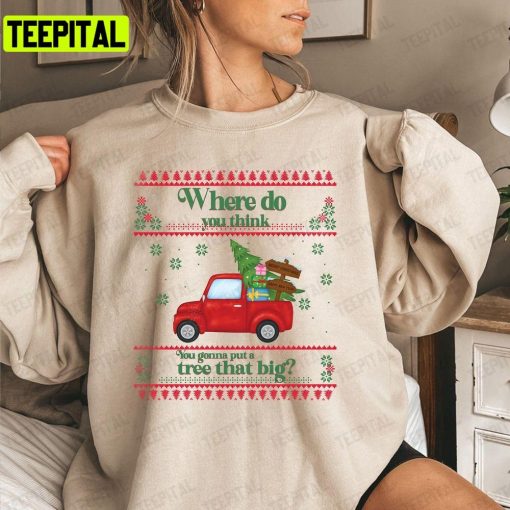 Vintage Trees Christmas Over And I’ll Show You Christmas Unisex T-Shirt