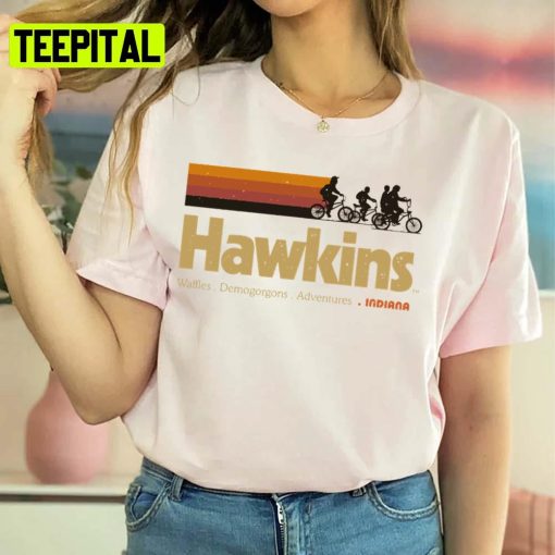 Visit Hawkins Indiana Vintage 80’s Tv Series Unisex Sweatshirt