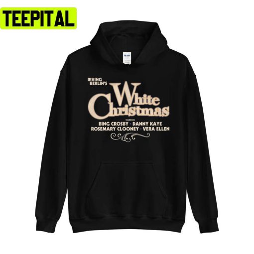 White Xmas 1954 Holiday Classic Title Holiday Sweatshirt