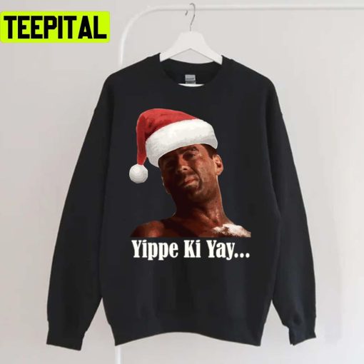 Xmas Action Movie Die Hard Holiday Sweatshirt