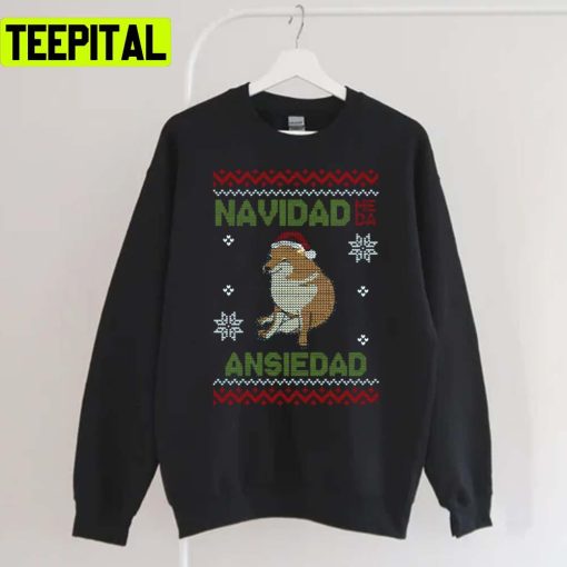 Xmas Cheems Holiday Retro Sweatshirt