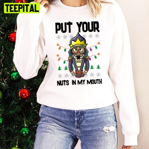 Xmas Lewd Nutcracker Pun Naugthy Pervert Dirty Holiday Sweatshirt