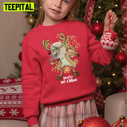 Xmas Roleplaying Mimic Creature Rpg Holiday Sweatshirt