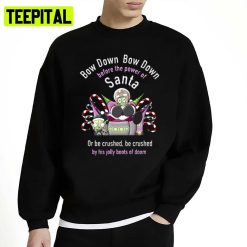 Zim Santa Bow Down Futurama Unisex Sweatshirt