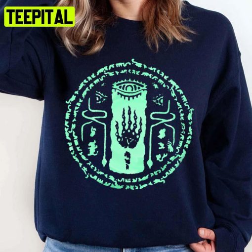 Zonai Green Swirl Totk Legend Of Zelda Unisex Sweatshirt