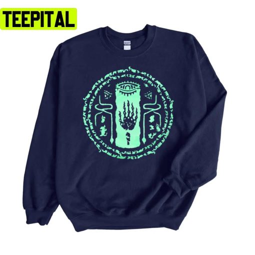 Zonai Green Swirl Totk Legend Of Zelda Unisex Sweatshirt