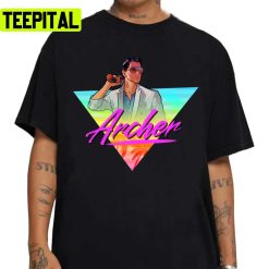 Archer Vice 80s Triangle Design Unisex Sweatshirt