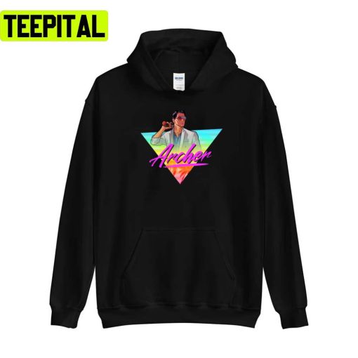 Archer Vice 80s Triangle Design Unisex Sweatshirt