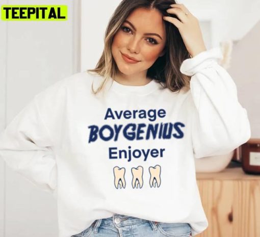 Average Boygenius Enjoyer With Teeth Unisex Sweatshirt