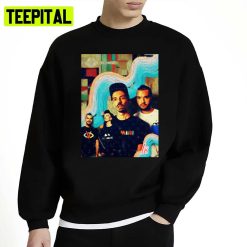 Bigflo And Oli Colored Graphic Unisex Sweatshirt