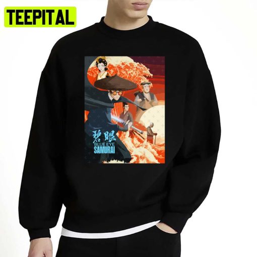 Blue Eye Samurai Fanart Unisex Sweatshirt