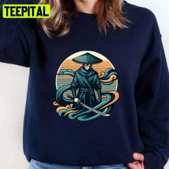 Blue Eye Samurai Retro Vintage Stylized Unisex Sweatshirt