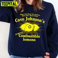 Cave Johnson’s Combustible Lemons Unisex Sweatshirt