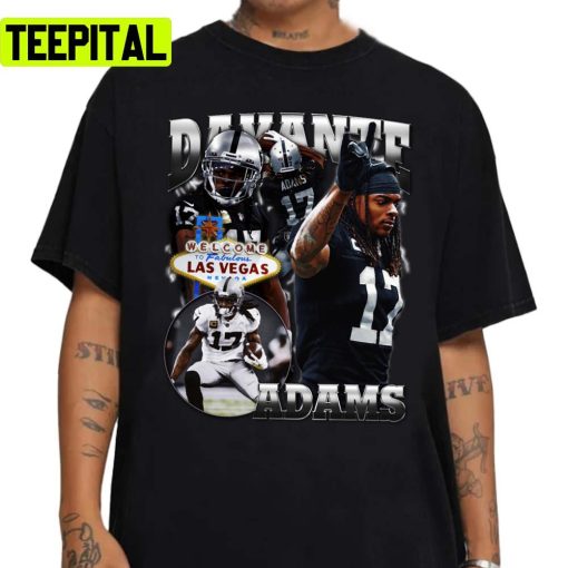 Davante Adams Las Vegas Raiders 90s Bootleg T Shirt Design Unisex Sweatshirt