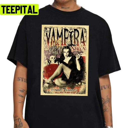 Elvira The Vampira Show Unisex Sweatshirt