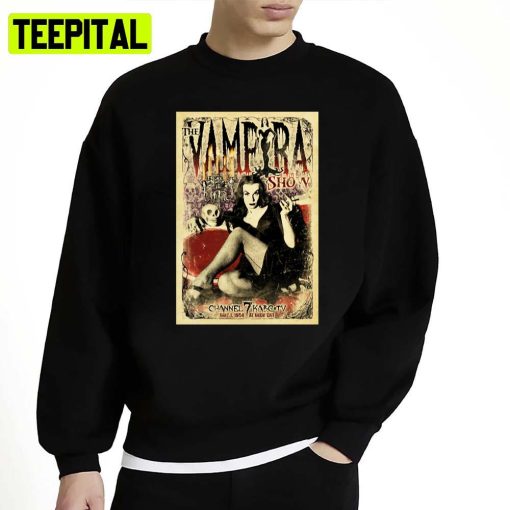 Elvira The Vampira Show Unisex Sweatshirt