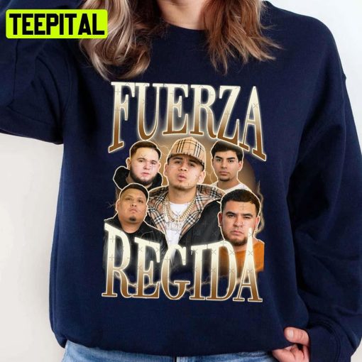 Fuerza Regida Vintage Retro Design Premium Unisex Sweatshirt