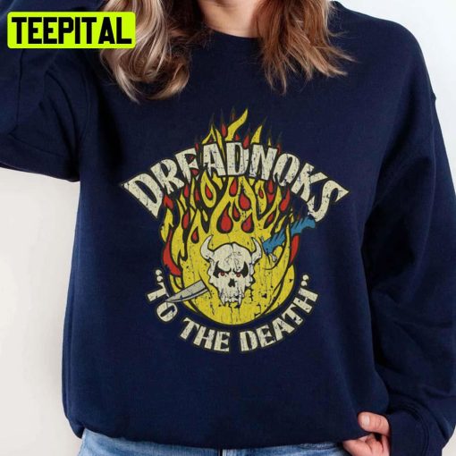 Gi Joe Dreadnoks Flaming Skull 1984 Dreadnoks Flaming Skull 1984 Unisex Sweatshirt