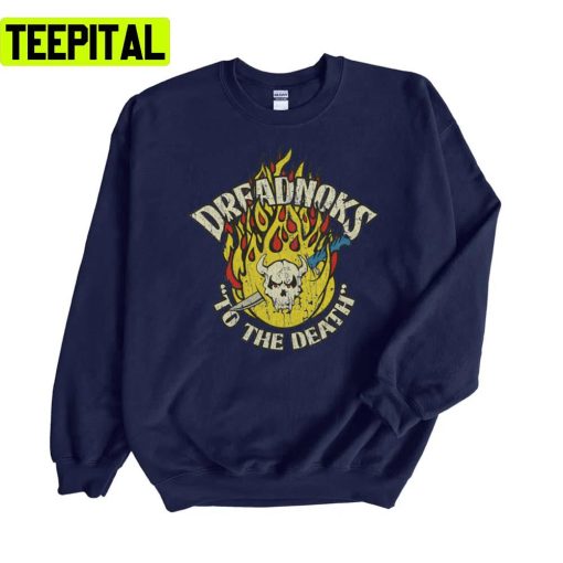 Gi Joe Dreadnoks Flaming Skull 1984 Dreadnoks Flaming Skull 1984 Unisex Sweatshirt